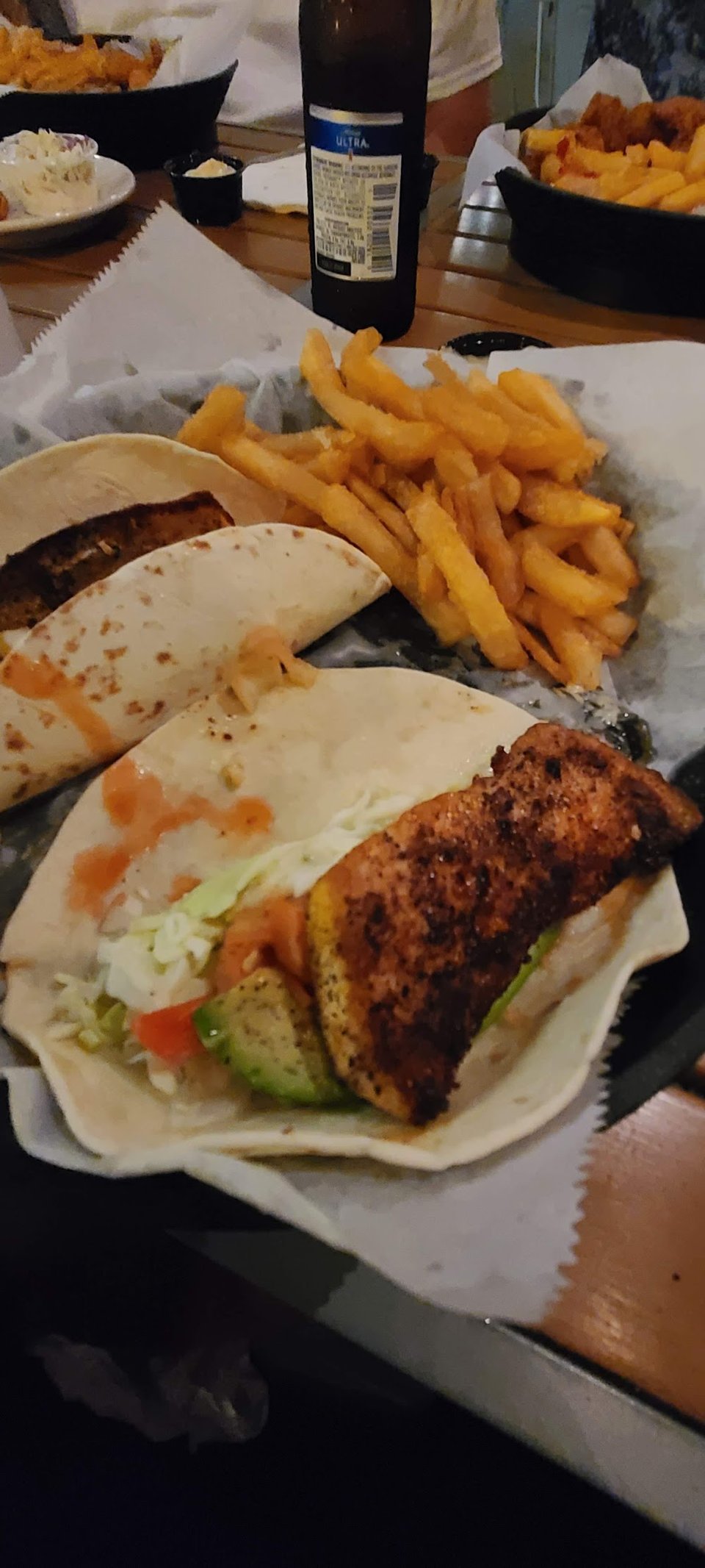 Blackened Mahi Mahi Wraps