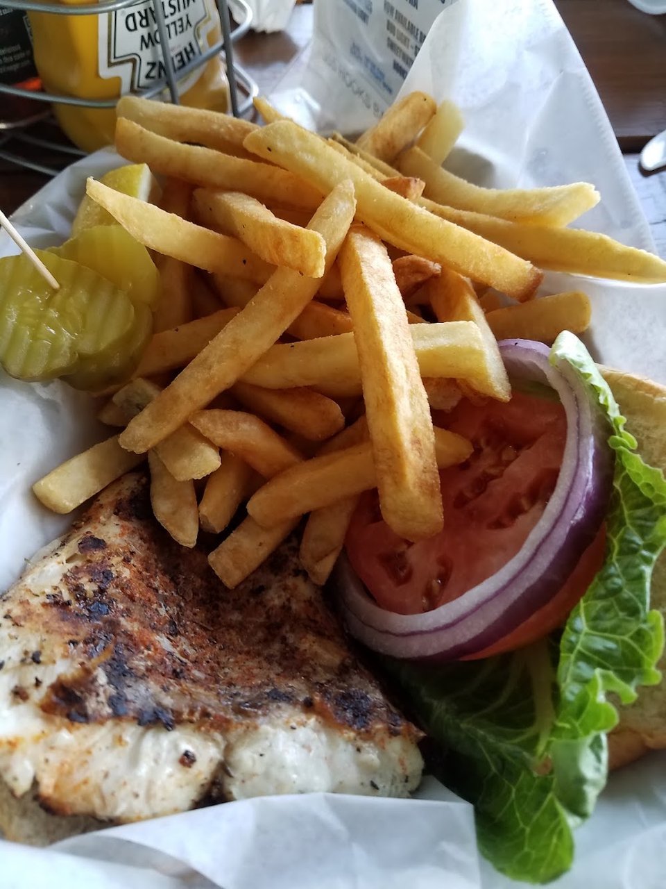 Blackened Grouper Sandwich
